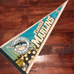 Vintage 1998 Florida Marlins pennant